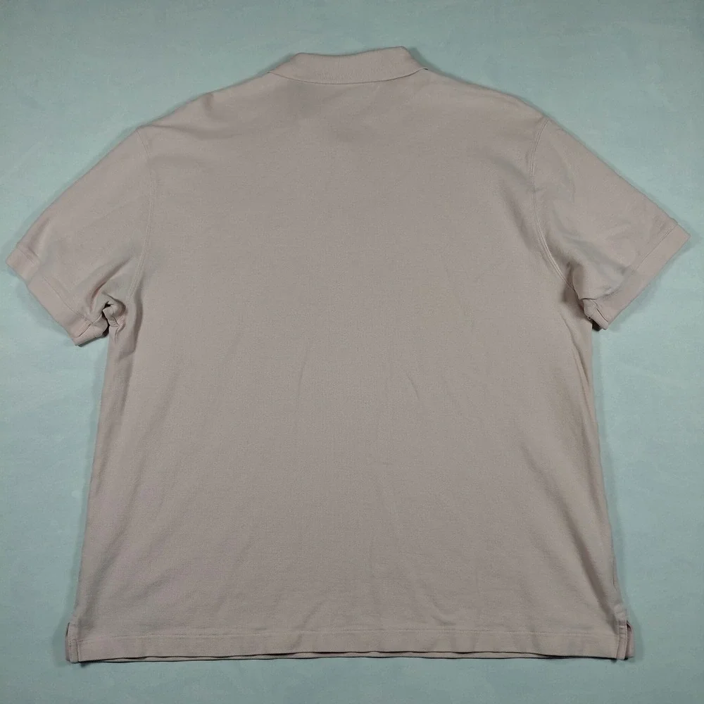Patagonia Mens XL Pink Organic‎ Cotton Short Sleeve Pique Polo Shirt
